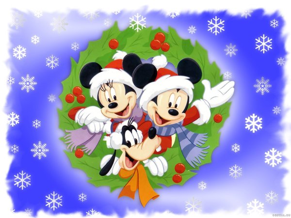 Дисней Рождественские Микки-Маус