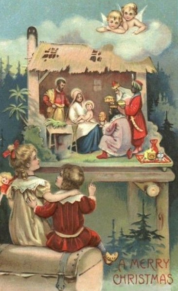 Католические Рождественские открытки