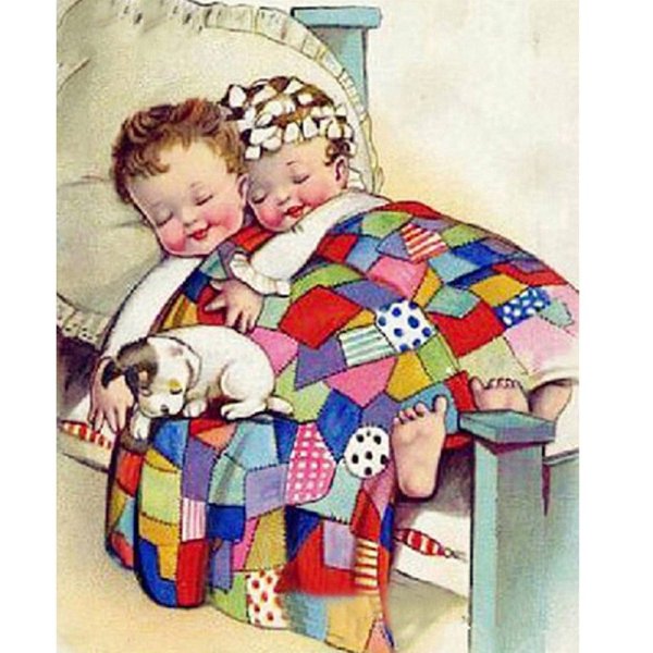 Спокойной ночи в стиле ретро