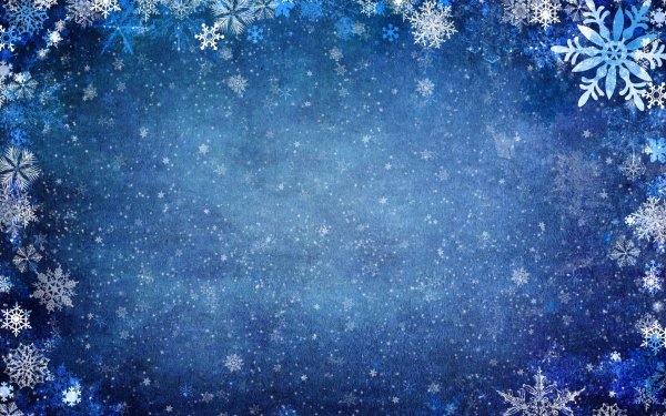 Фон снежинки