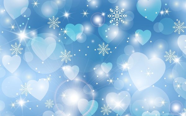 Фон с сердечками для фотошопа