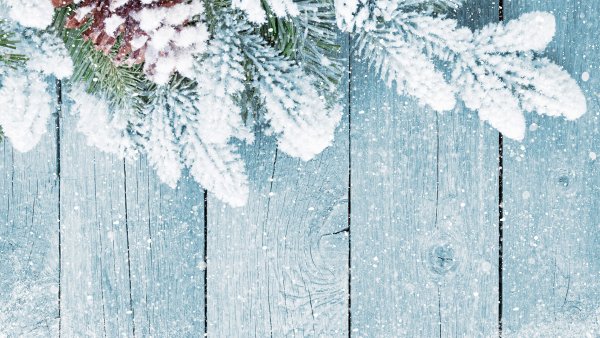 Снежный фон