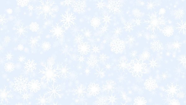 Голубые снежинки на белом фоне