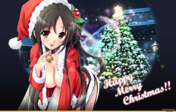 Поздравление с новым годом в стиле аниме