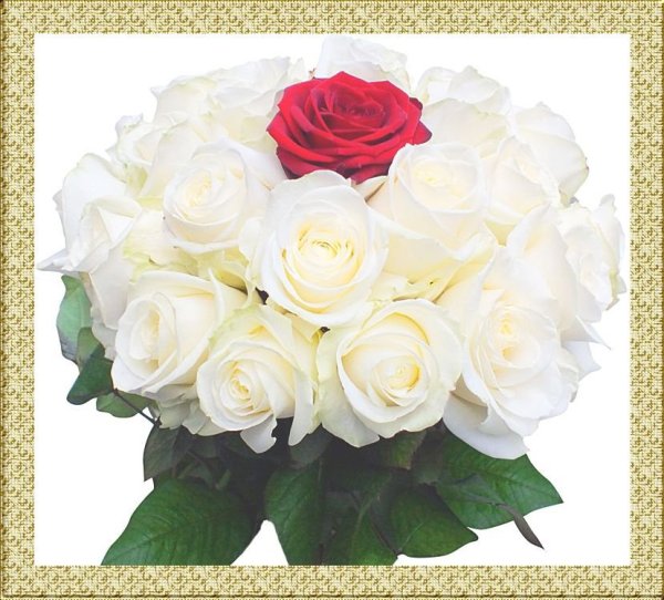 Нежный белый букет