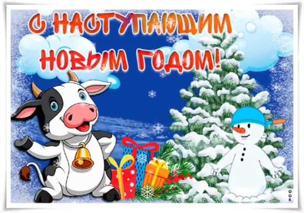 С наступающим новым годом 2021