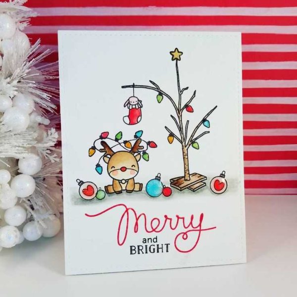 Новогодние открытки несложные