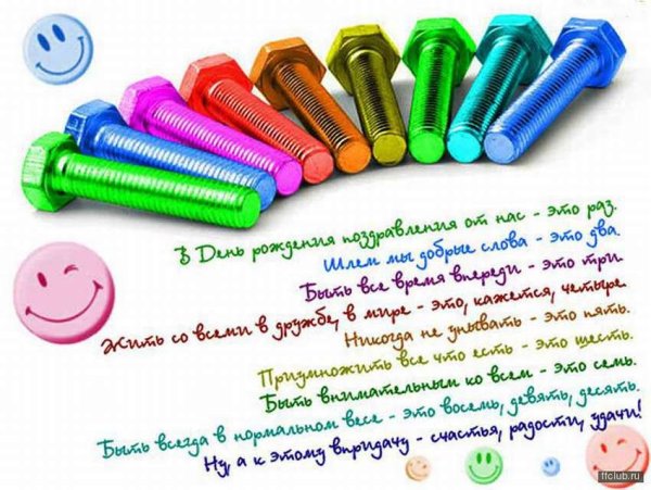 Оригинальное поздравление с днем рождения