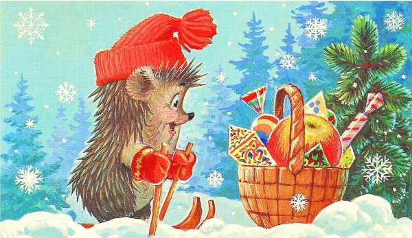 Новогодние открытки Владимира Зарубина