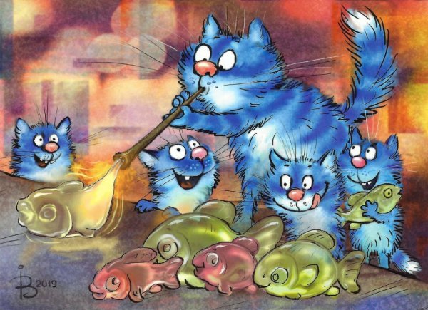 Ирина Зенюк синие коты 2019