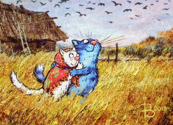 Голубые коты Ирины Зенюк 2020