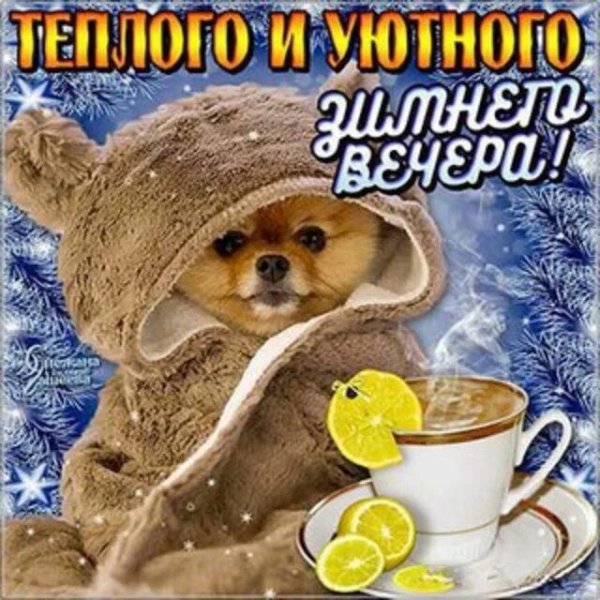 Доброго зимнего вечера и хорошего настроения