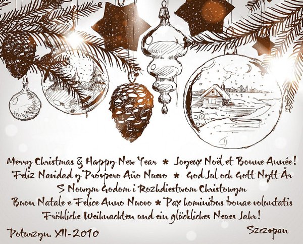 Польские Рождественские открытки