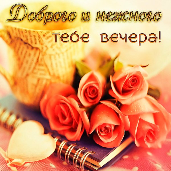 Поздравление с добрым вечером женщине