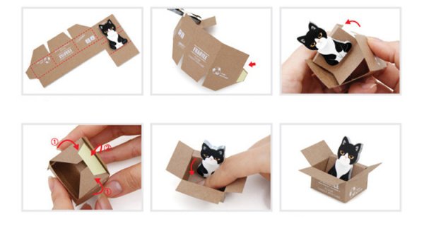 Коробка в виде кошки