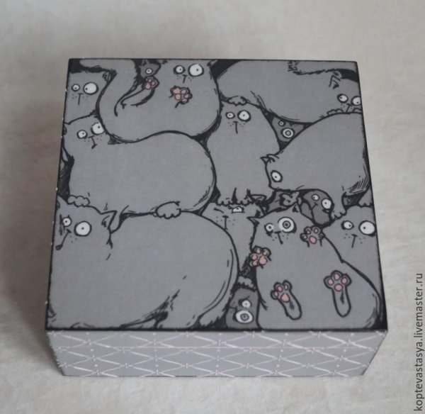 Котенок с подарком