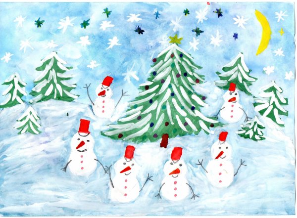 Новогодние рисунки