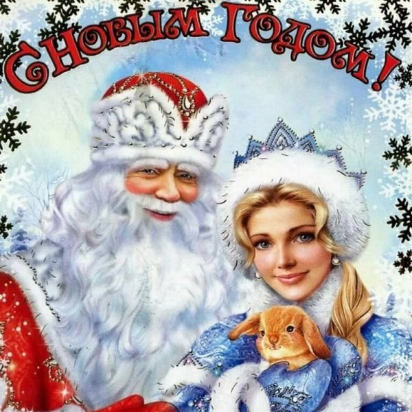 Новый год дед Мороз и Снегурочка