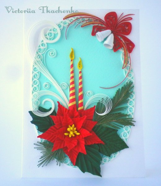 Квиллинг Рождественская звезда