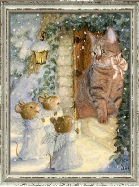 С Рождеством котята