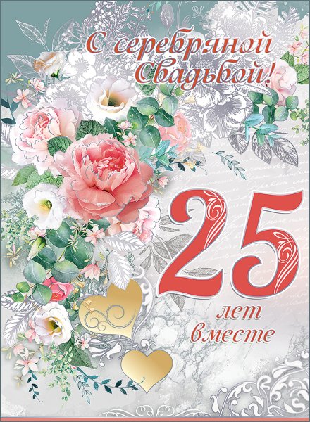 С серебряннойсвадьбой поздравление