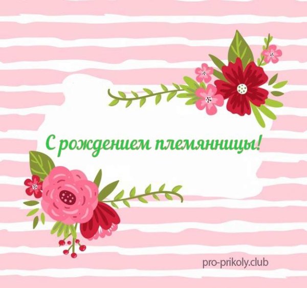 Поздравления с рождением племяница