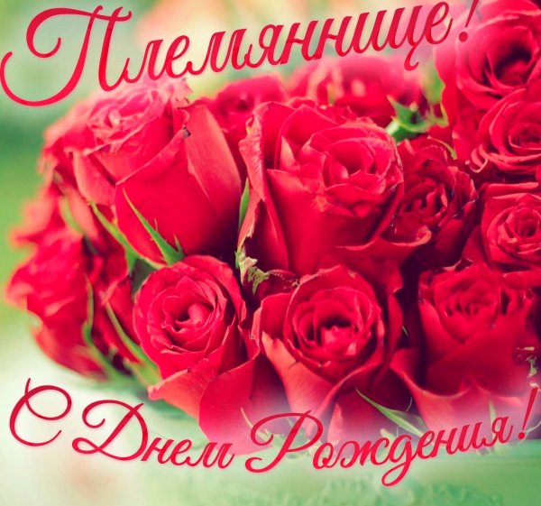 С днем рождения племянни