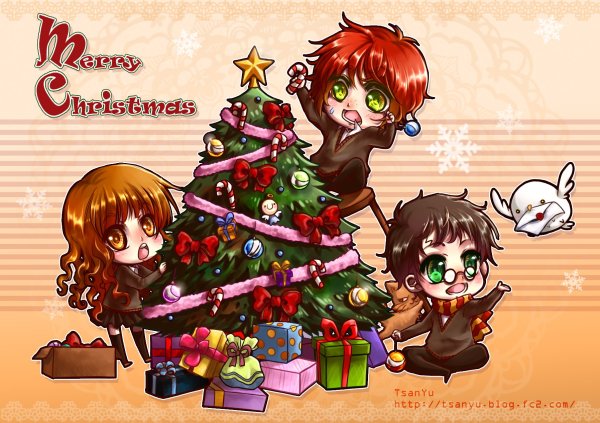 Гарри Поттер Чиби новый год