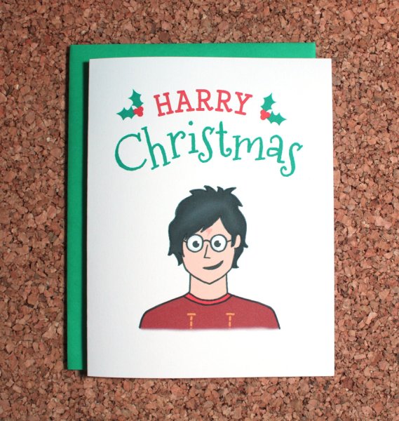 Гарри Поттер новый год Постер