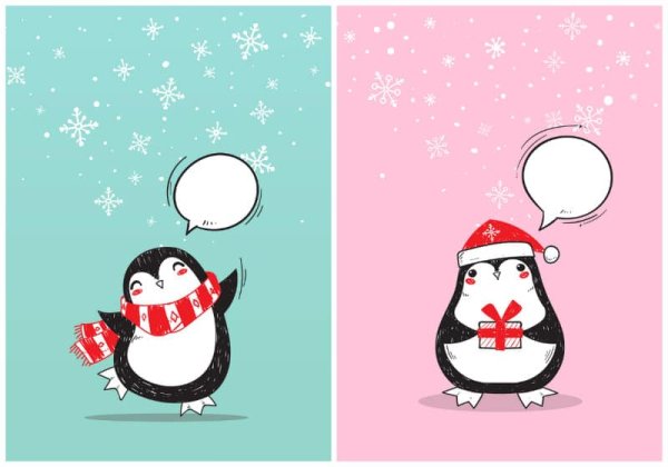 Милые рисунки на новый год для срисовки легкие