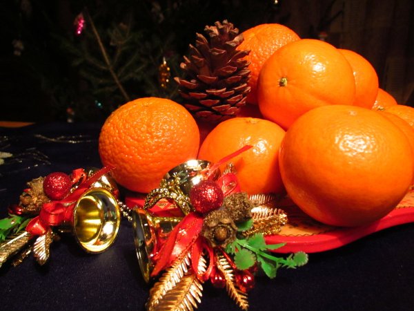 Новогодний натюрморт с мишкой