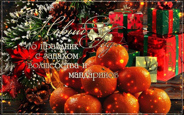 Мандарины новый год