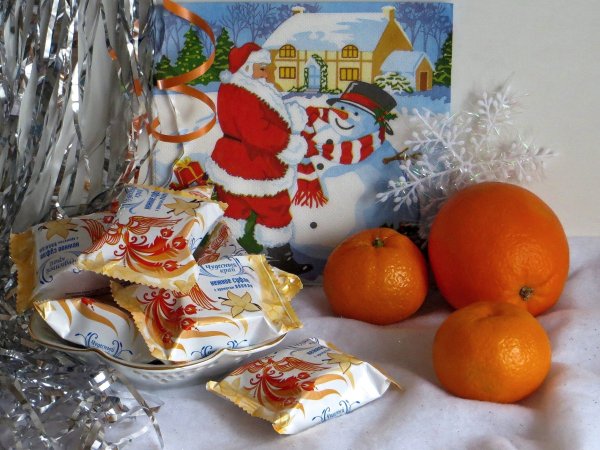 Открытки мандарины с пожеланиями