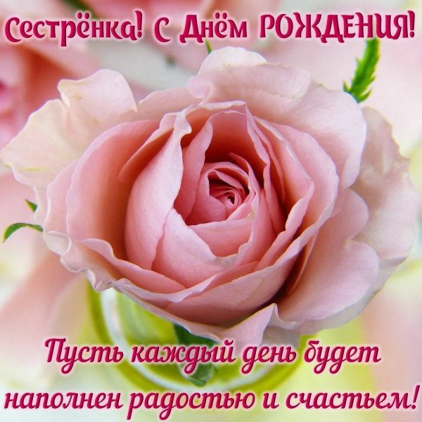 С днём рождения сестра