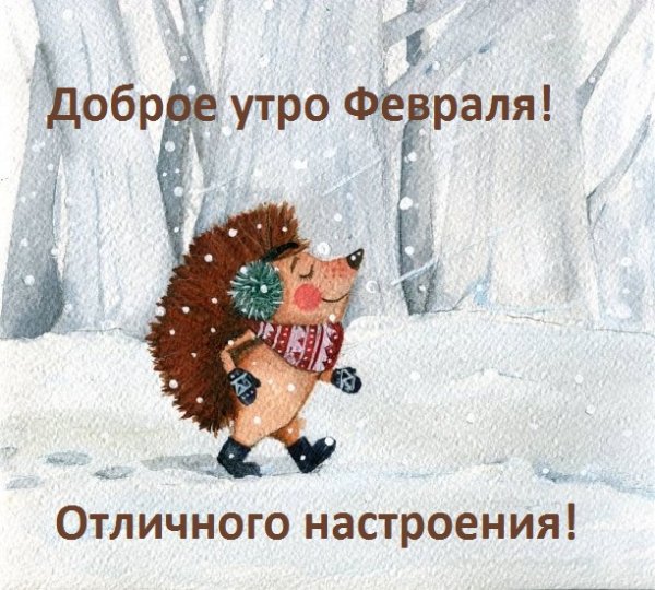 С добрым утром января