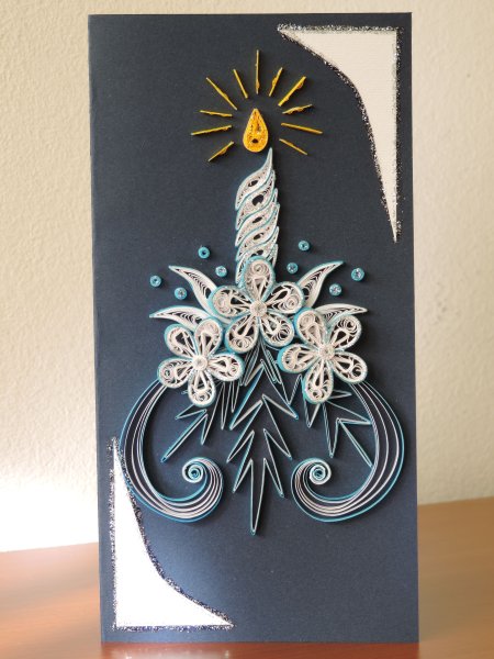 Квиллинг Рождественский подарок