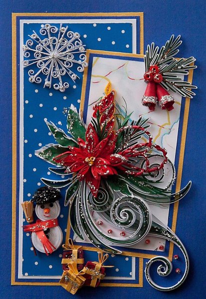 Елочка в технике квиллинг