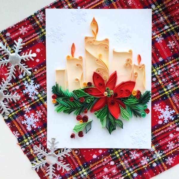 Новогодний квиллинг