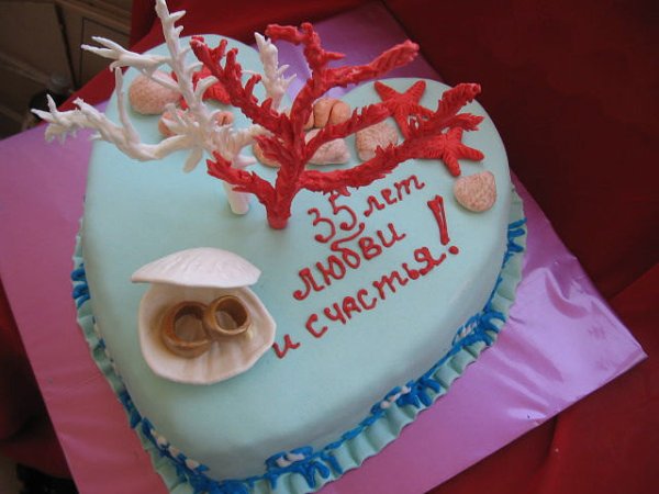 Коралловая свадьба поздравления