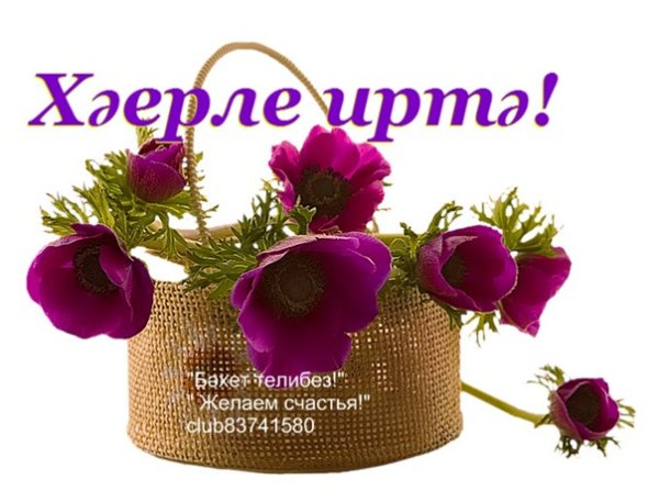 Хәерле иртә на зимнюю тему