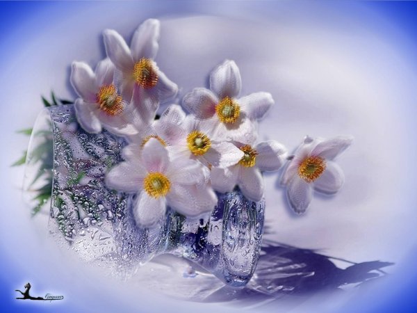 Красивый весенний букет