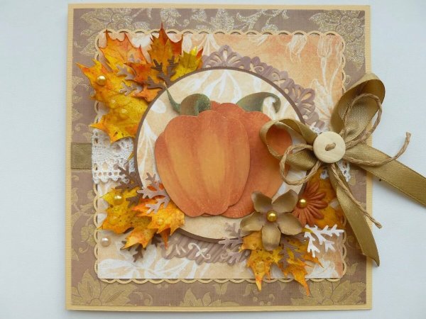 Скрапбукинг осенняя тема