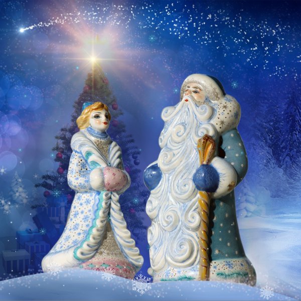 Детские новогодние открытки