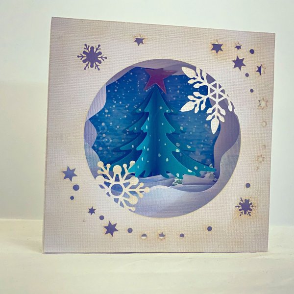 Новогодний бумажный туннель