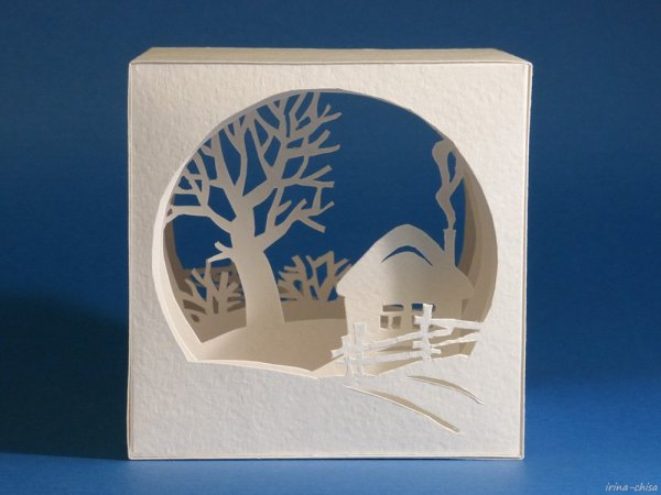 Бумагопластика новый год