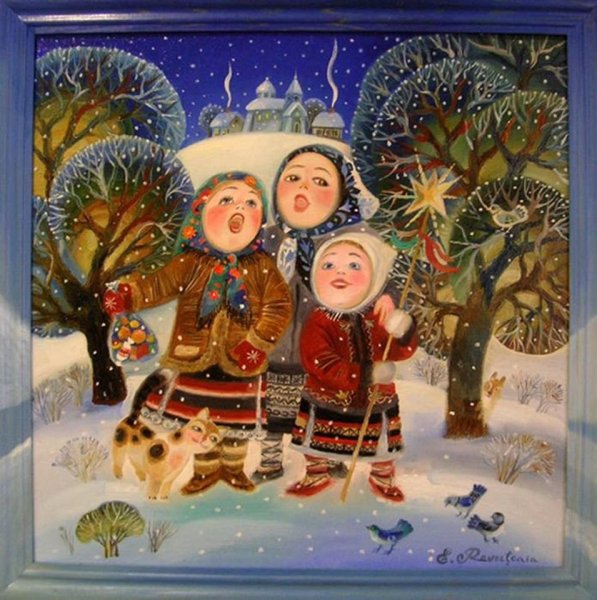 Рождественские колядки с пожеланиями