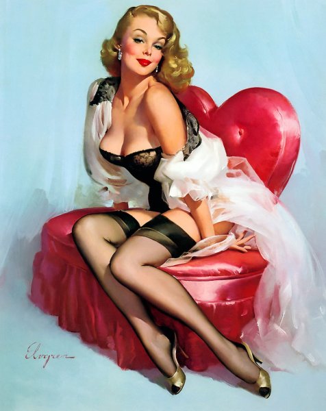 Художник Джил Элвгрен (Gil Elvgren)
