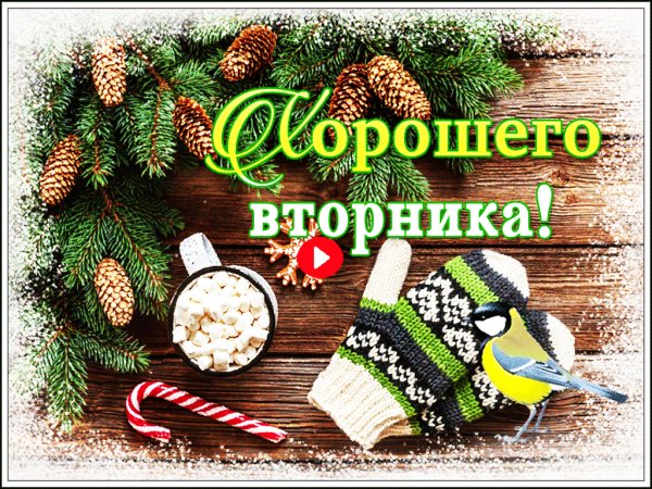 Открытки зимний вторник