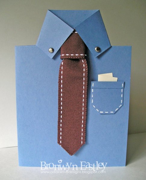 Открытка галстук