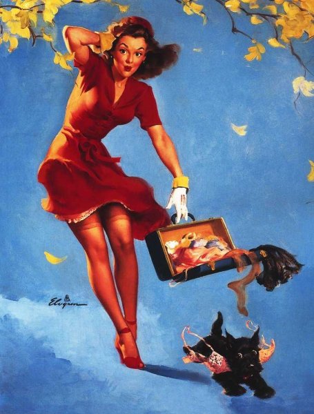 Джил Элвгрен... Женщины и чулки